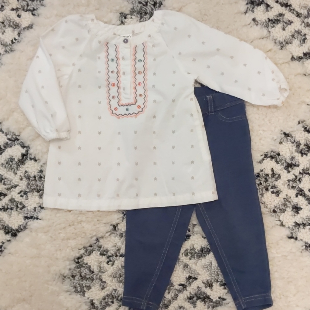 Tunic and jeggings set